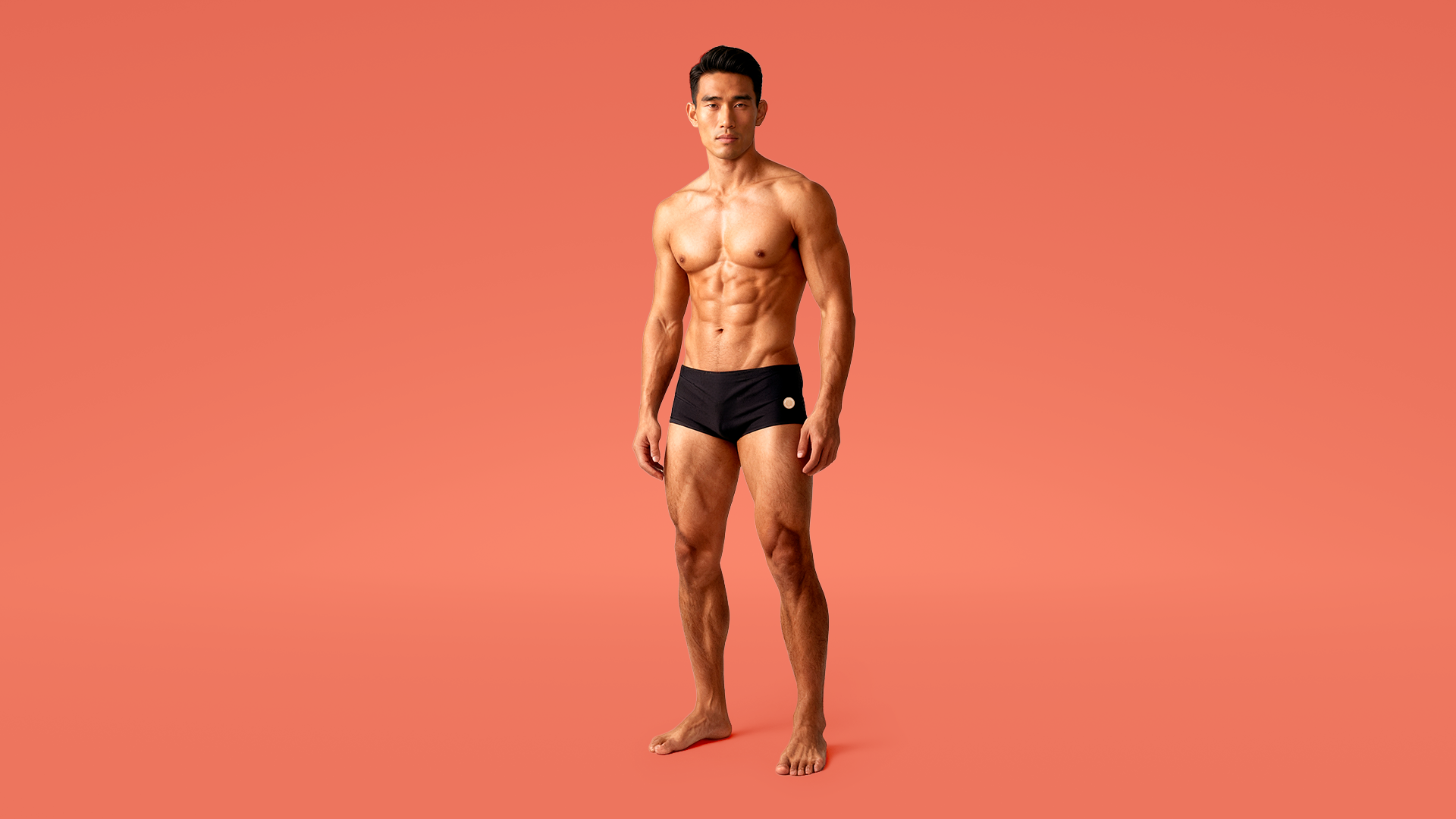 Salmon Swim Brief - Classic Men's Swimwear